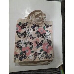 Butterfly Tote Bag, Canvas Large